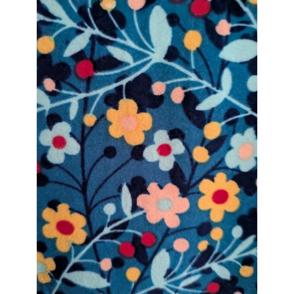 Women's Lularoe  Blue Floral Leggings One Size
